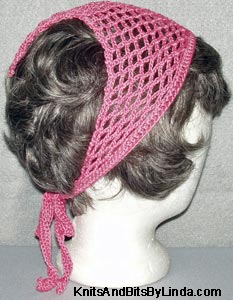 rose pink head scarf