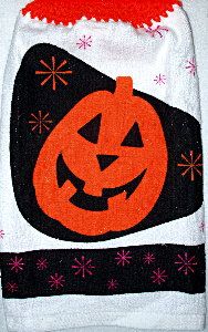 Jack-o-lantern Halloween Kitchen Hand Towel