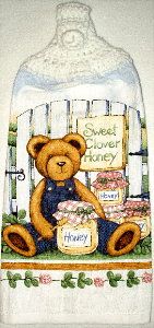 Honey Bear Hanging Towel