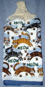 Meow Cats 01 Kitchen Hand Towel