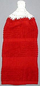 Solid Red Kitchen Hand Towel