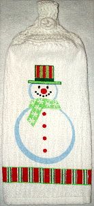 Snowman 1 Kitchen Hand Towel