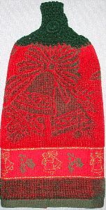 Red Christmas towel 4