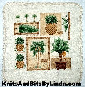 palm tree dish cloth