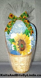 sunflower gift basket set