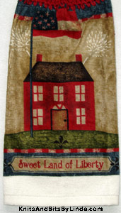 colonial kitchen hand towel