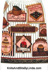chocolates hand towel for kitchen