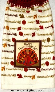 Thanksgiving Turkey Kitchen Hand Towel