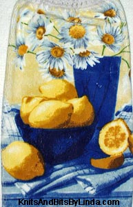 Lemons & Daisies Kitchen Hand Towel