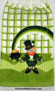 leprechaun towels for st patrick's day