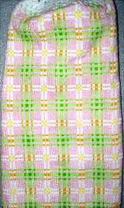 plaid spring pattern hand towel