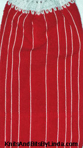  Red Stripe Hand Towel