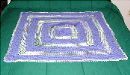 Square Crib Purple and Variegated colors
