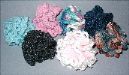 crocheted hair scrunchies