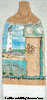 lighthouse collage hanging hand towel