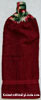 Holly and Ivy Burgundy  Kitchen hand towel