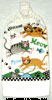 meow cats kitchen hand towel