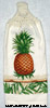 pineapple paridise terry hand towel