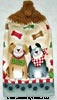 woof & lucky dogs kitchen hand towel