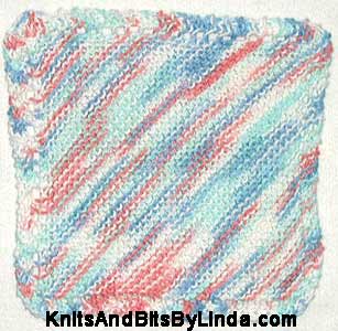 shaded pastels cotton dish cloth
