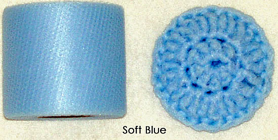 soft blue nylon netting fabric