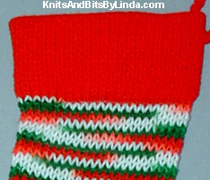 Multi Colors & Red Christmas  Stocking
