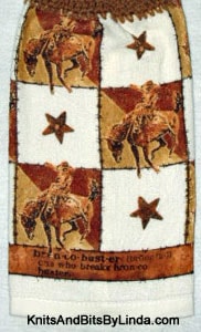 Running Horses hand towel