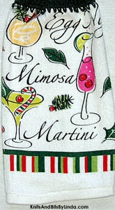 Holiday Drinks 2 hand towel