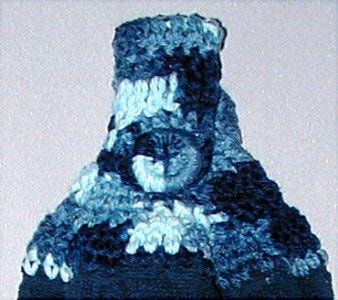 Navy Blue 1 — Shaded Dusk hand towel