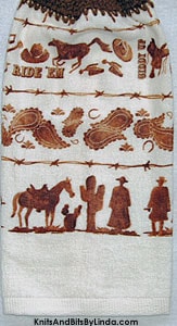 Ride the Range hand towel