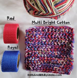 bright multi scrubbie cloth